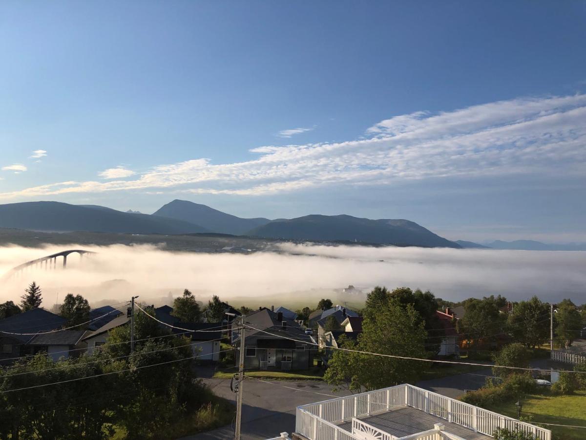 Moderne Og Trivelig Leilighet, Med Unik Utsikt ทรอมโซ ภายนอก รูปภาพ